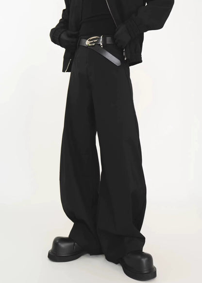 Oversized Wide - Leg Trousers - Rick Circus