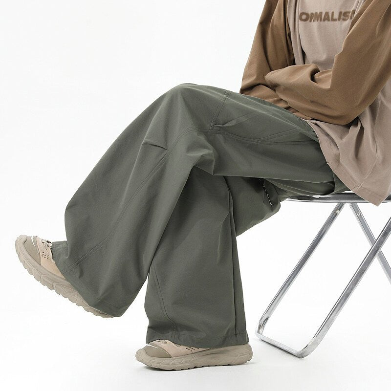 Oversized Wide - Leg Utility Pants - Rick Circus