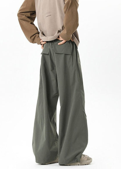 Oversized Wide - Leg Utility Pants - Rick Circus