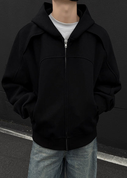 Oversized Zip - Up Hoodie - Rick Circus