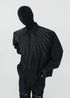 Padded Shoulder Rhinestone Shirt - Rick Circus