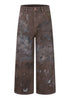 Paint - Splattered Distressed Wide - Leg Jeans - Rick Circus