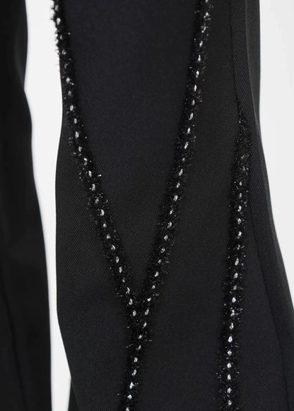 Pearl Studded Flared Pants - Rick Circus