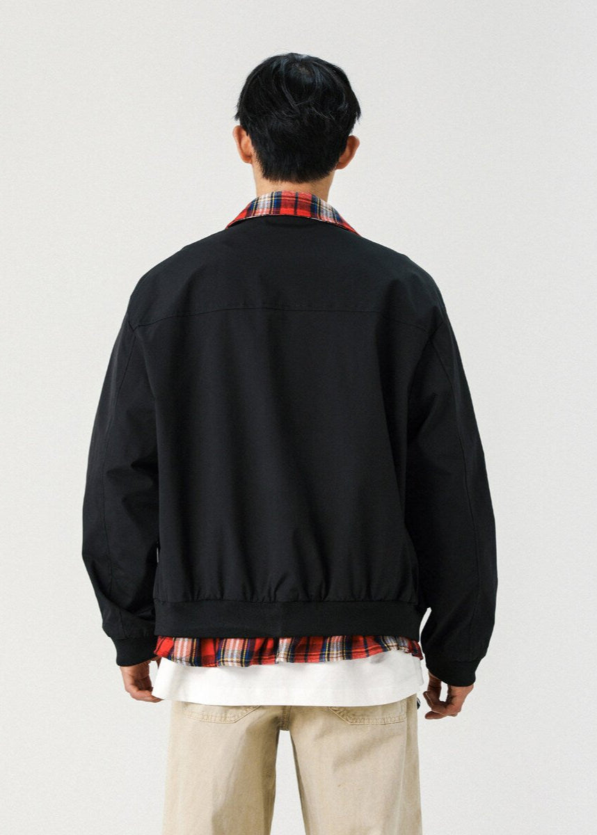 Plaid - Lined Bomber Jacket - Rick Circus