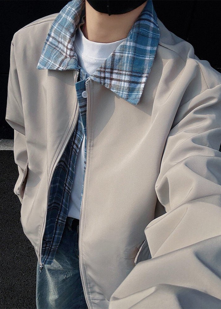 Plaid - Lined Bomber Jacket - Rick Circus