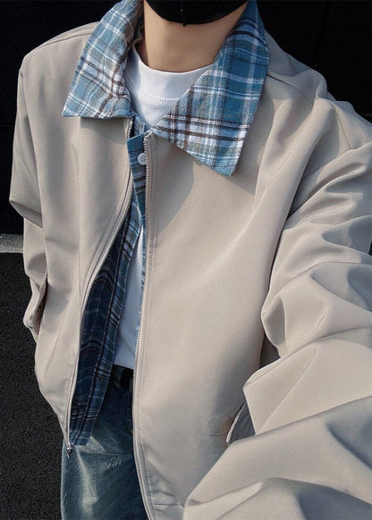 Plaid - Lined Bomber Jacket - Rick Circus