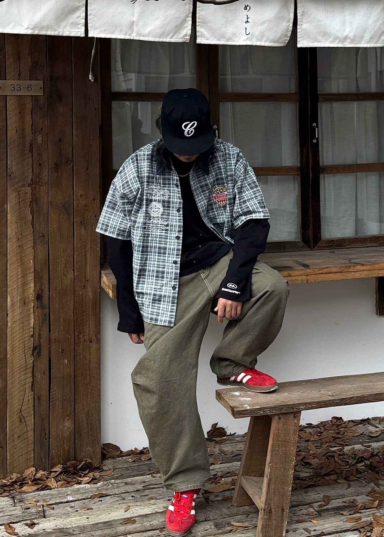 Plaid Short Sleeve Shirt - Rick Circus