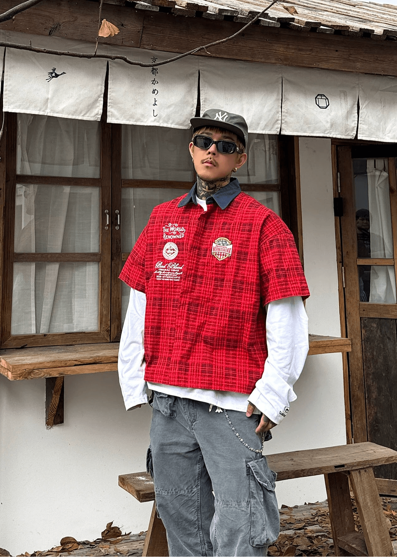 Plaid Short Sleeve Shirt - Rick Circus