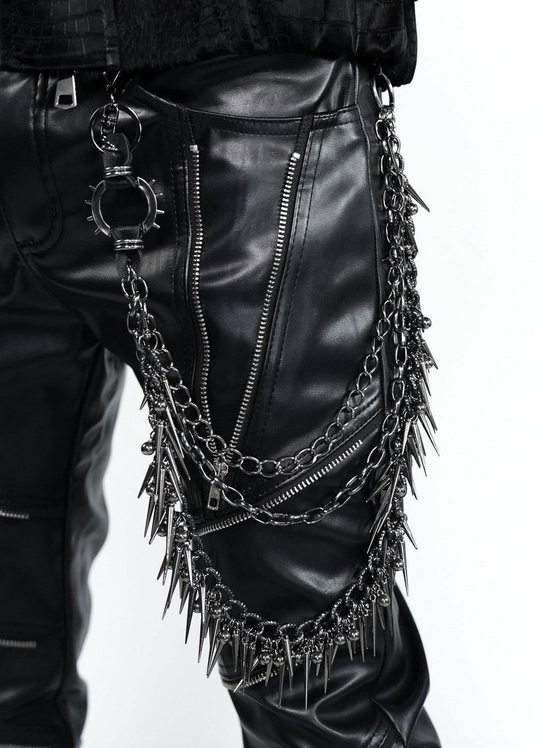 Punk Spike Wallet Chain - Rick Circus