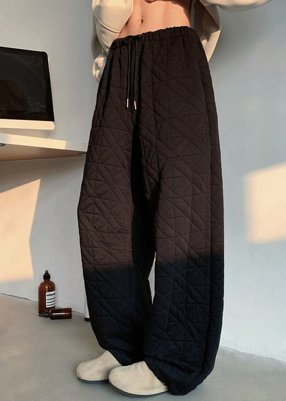 Quilted Wide - Leg Sweatpants - Rick Circus