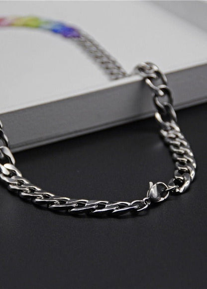 Rainbow Cuban Chain Necklace - Rick Circus