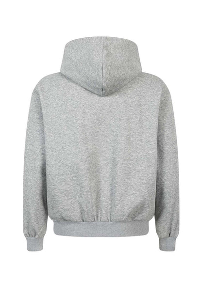 Retro Applique Embroidered Zip Hoodie - Rick Circus
