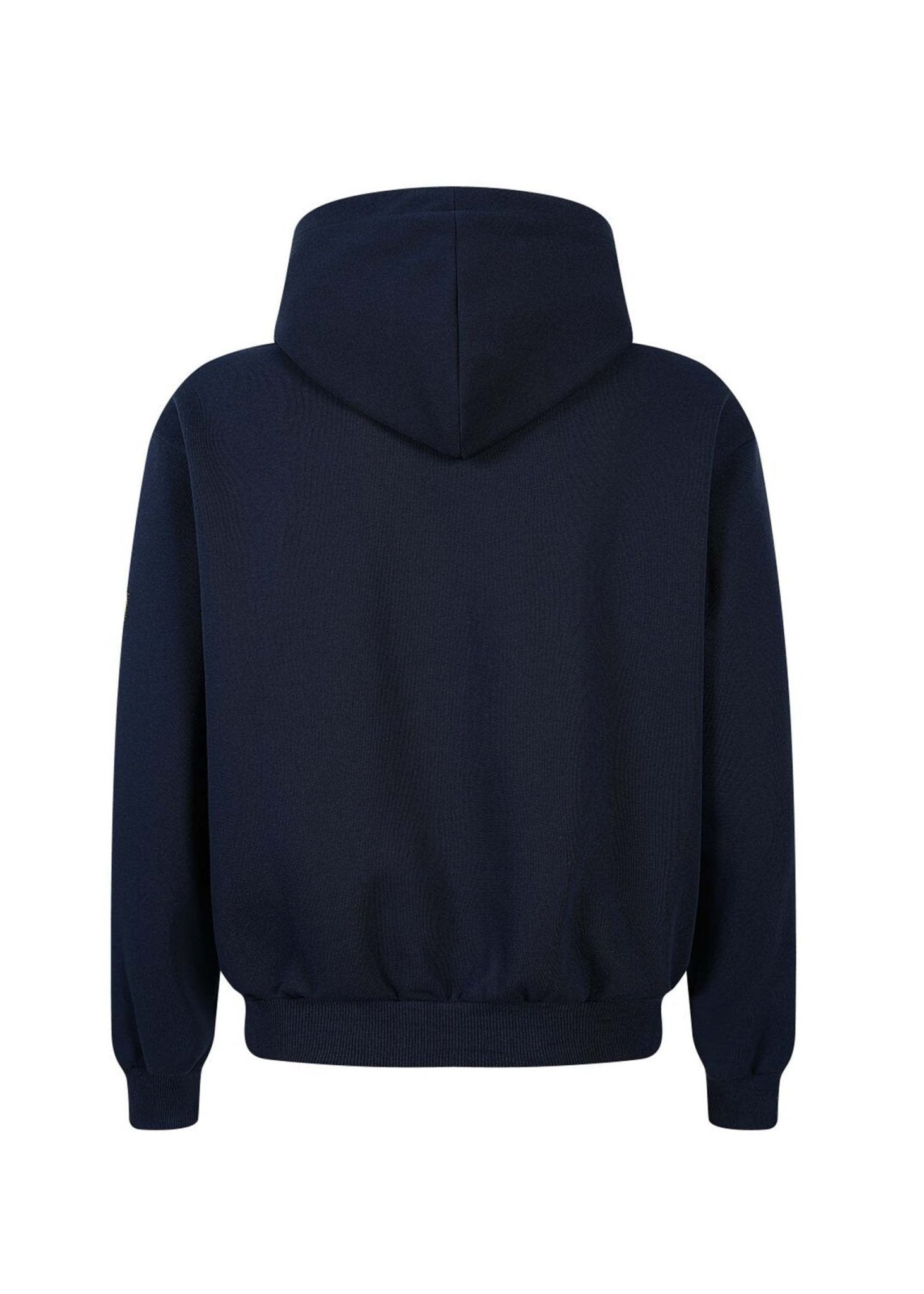 Retro Applique Embroidered Zip Hoodie - Rick Circus