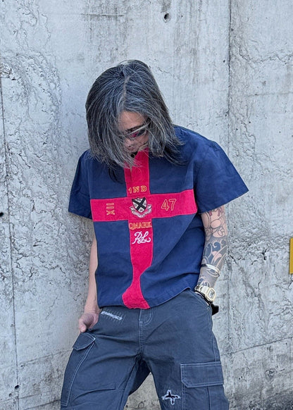 Retro Embroidered Polo Shirt - Rick Circus