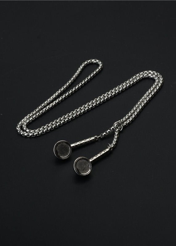 Retro Headphone Pendant Necklace - Rick Circus