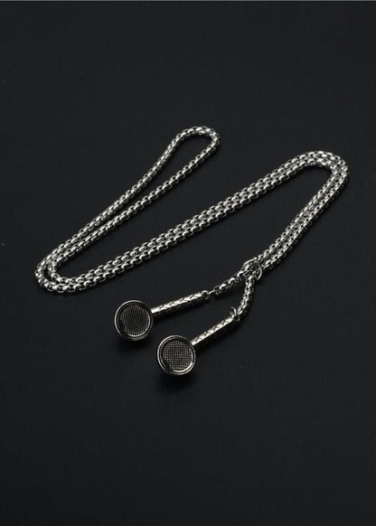 Retro Headphone Pendant Necklace - Rick Circus