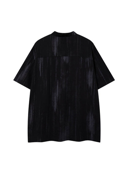 Retro Henley Short Sleeve T-shirt - Rick Circus