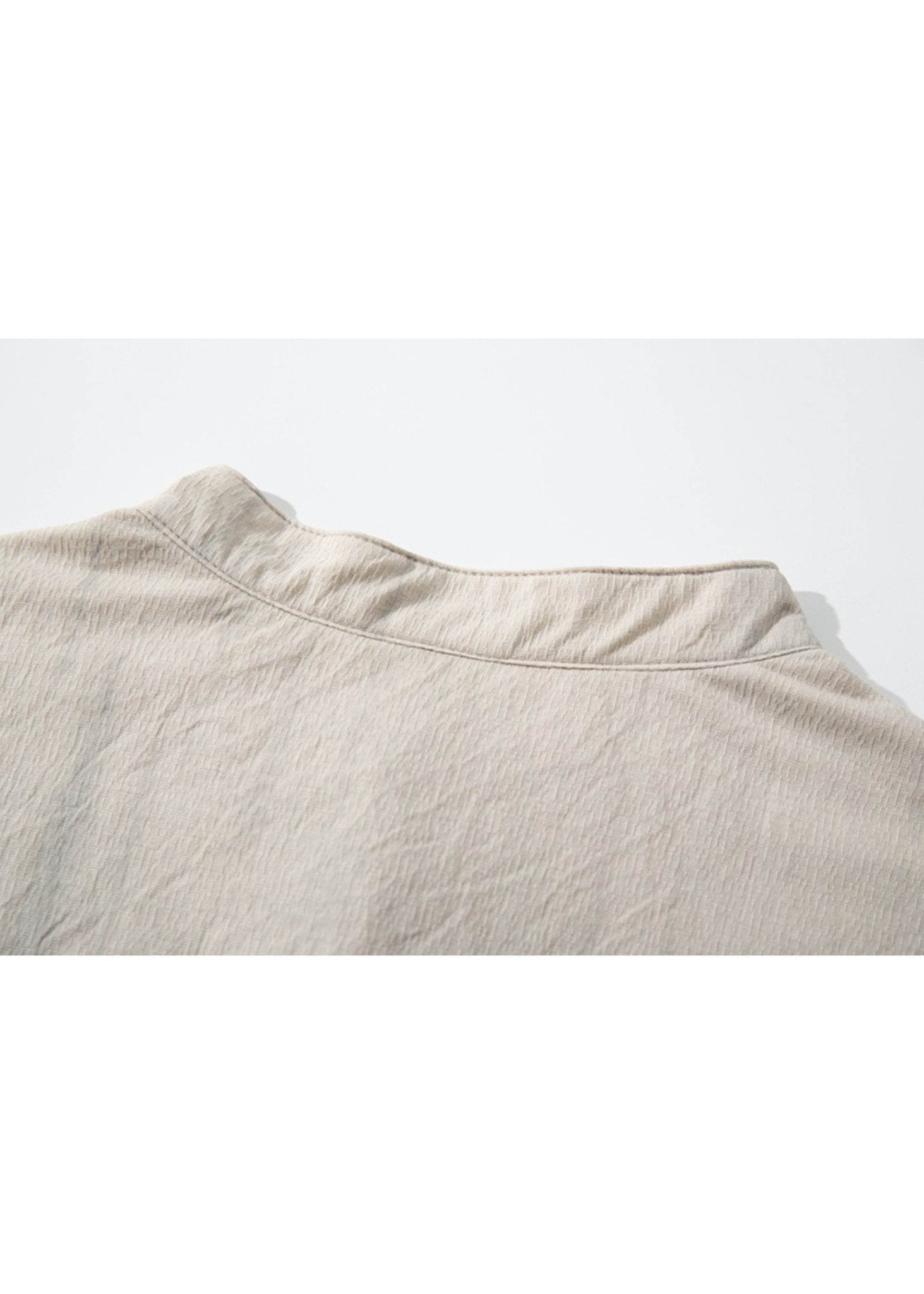 Retro Henley Short Sleeve T-shirt - Rick Circus