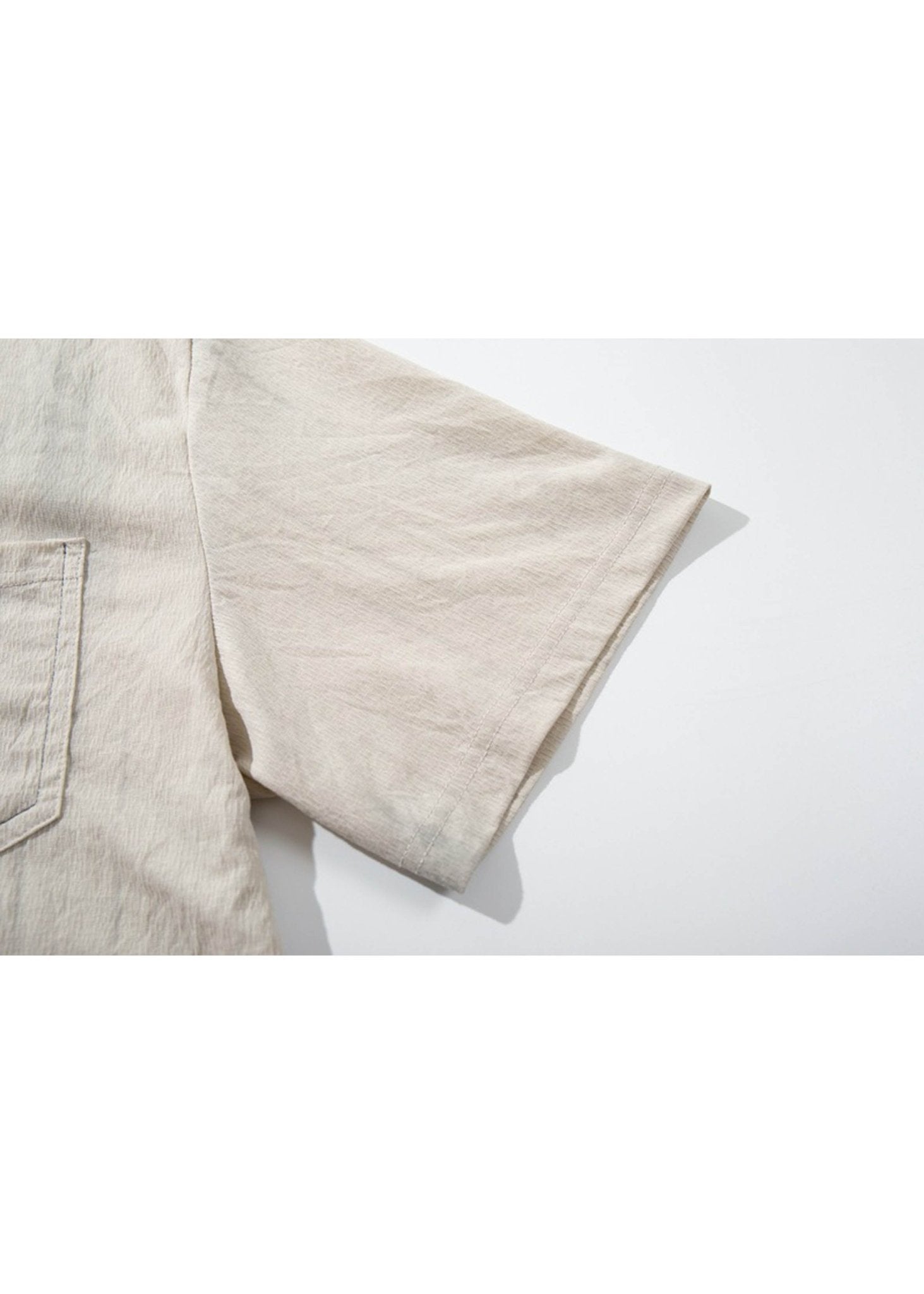 Retro Henley Short Sleeve T-shirt - Rick Circus