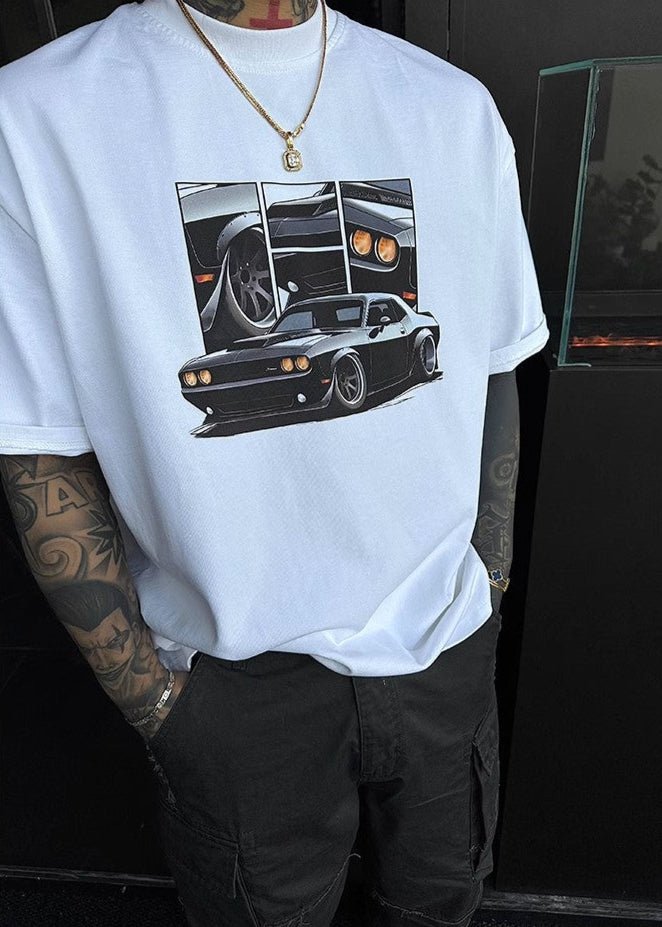 Retro Muscle Car Graphic T-Shirt - Rick Circus