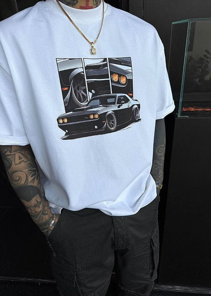 Retro Muscle Car Graphic T-Shirt - Rick Circus