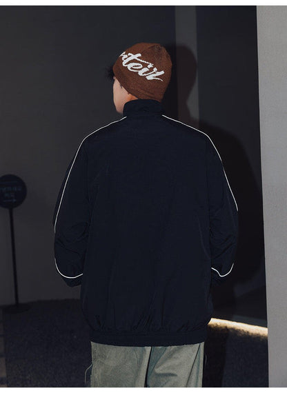 Retro Oversized Zip - Up Jacket - Rick Circus