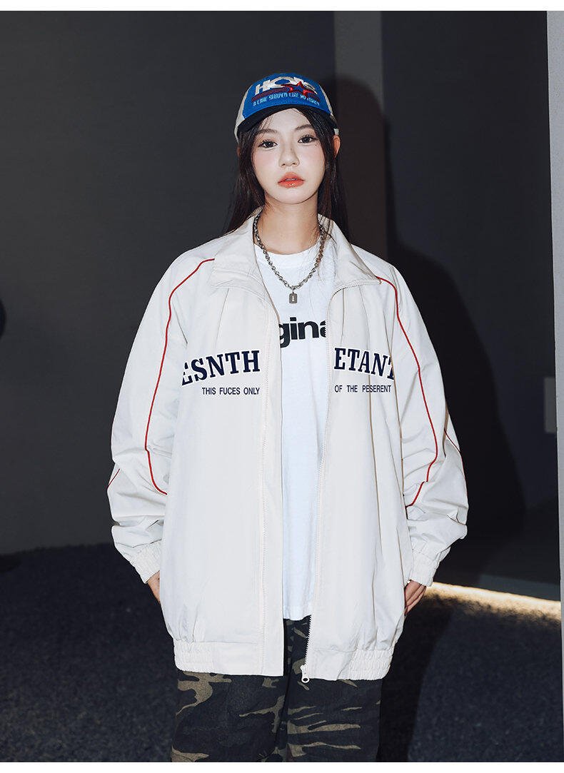 Retro Oversized Zip - Up Jacket - Rick Circus