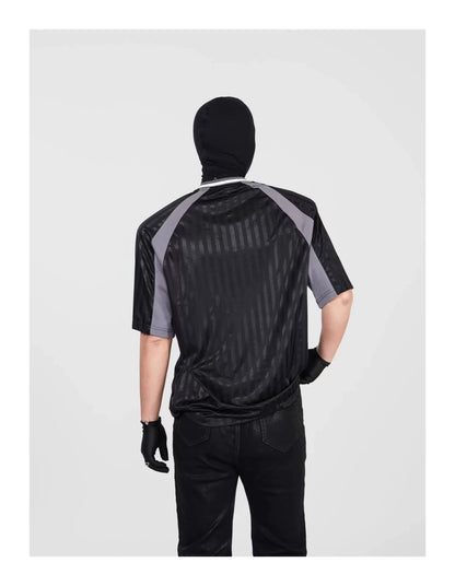 Retro V - Neck Baseball Jersey Tee - Rick Circus