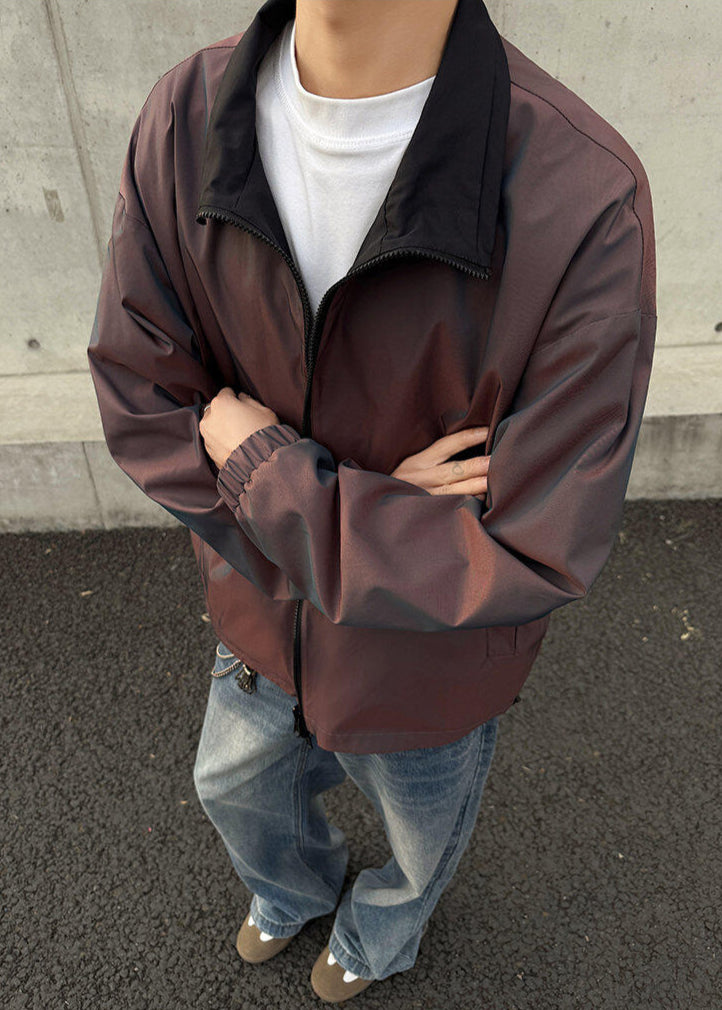 Reversible Iridescent Windbreaker - Rick Circus