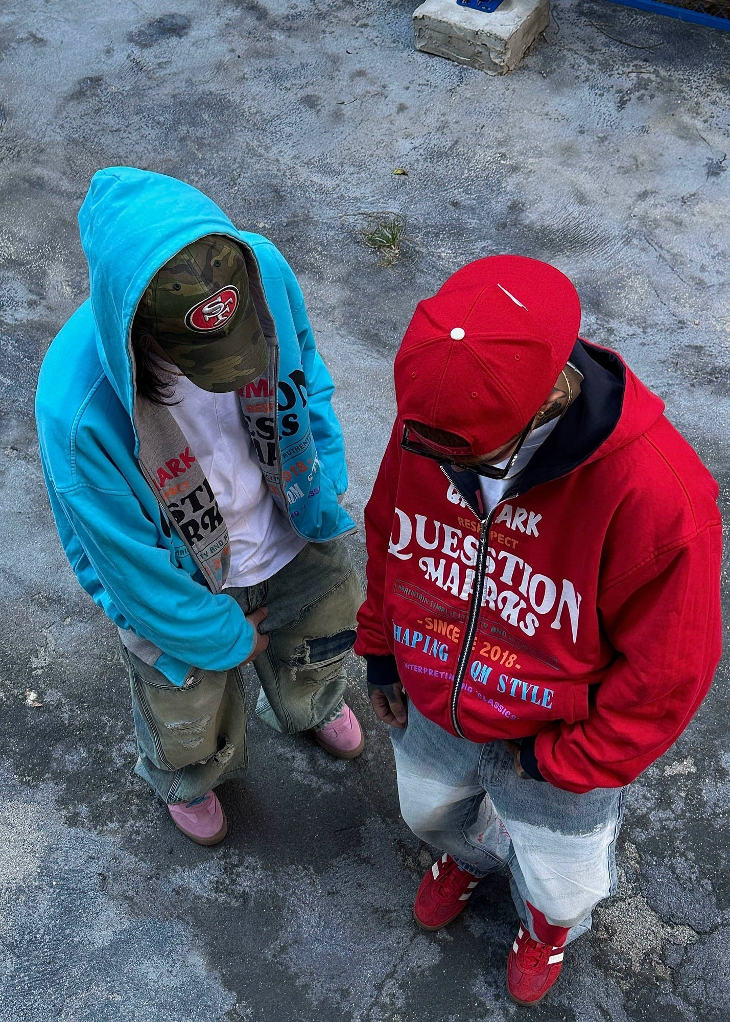 Reversible Printed Zip Hoodie - Rick Circus