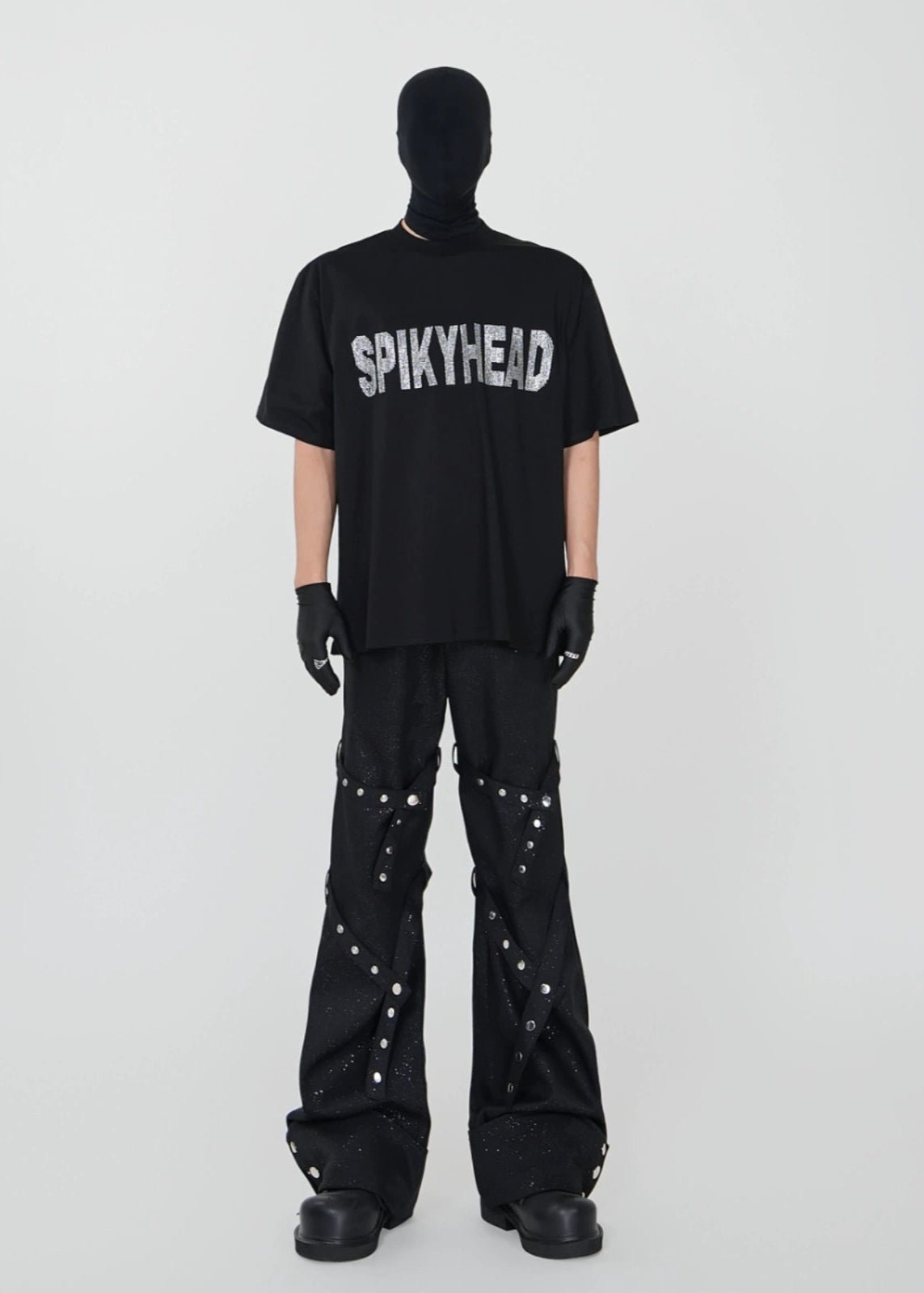 Rhinestone Lettering Tee - Rick Circus