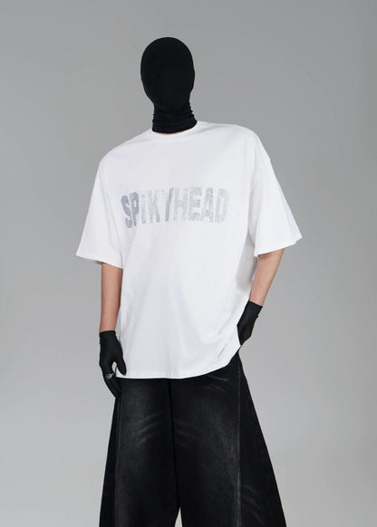 Rhinestone Lettering Tee - Rick Circus