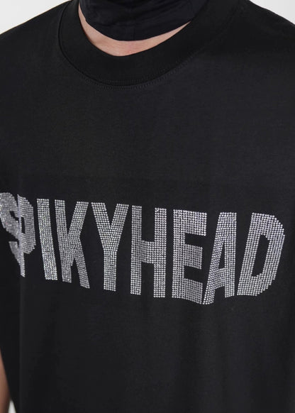 Rhinestone Lettering Tee - Rick Circus