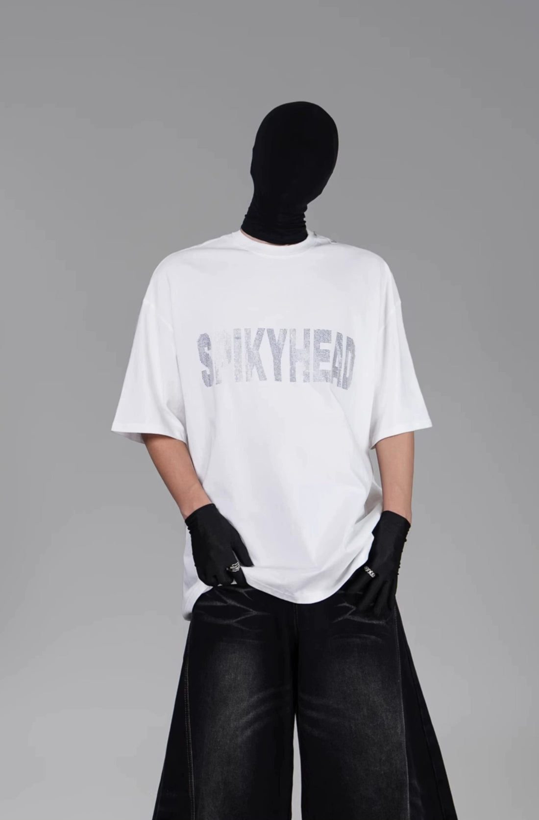 Rhinestone Lettering Tee - Rick Circus