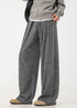 Ribbed Knit Wide - Leg Pants - Rick Circus