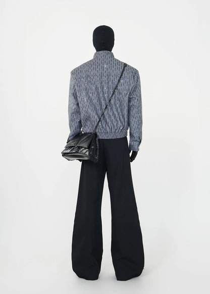 Shimmer Texture Cropped Jacket - Rick Circus