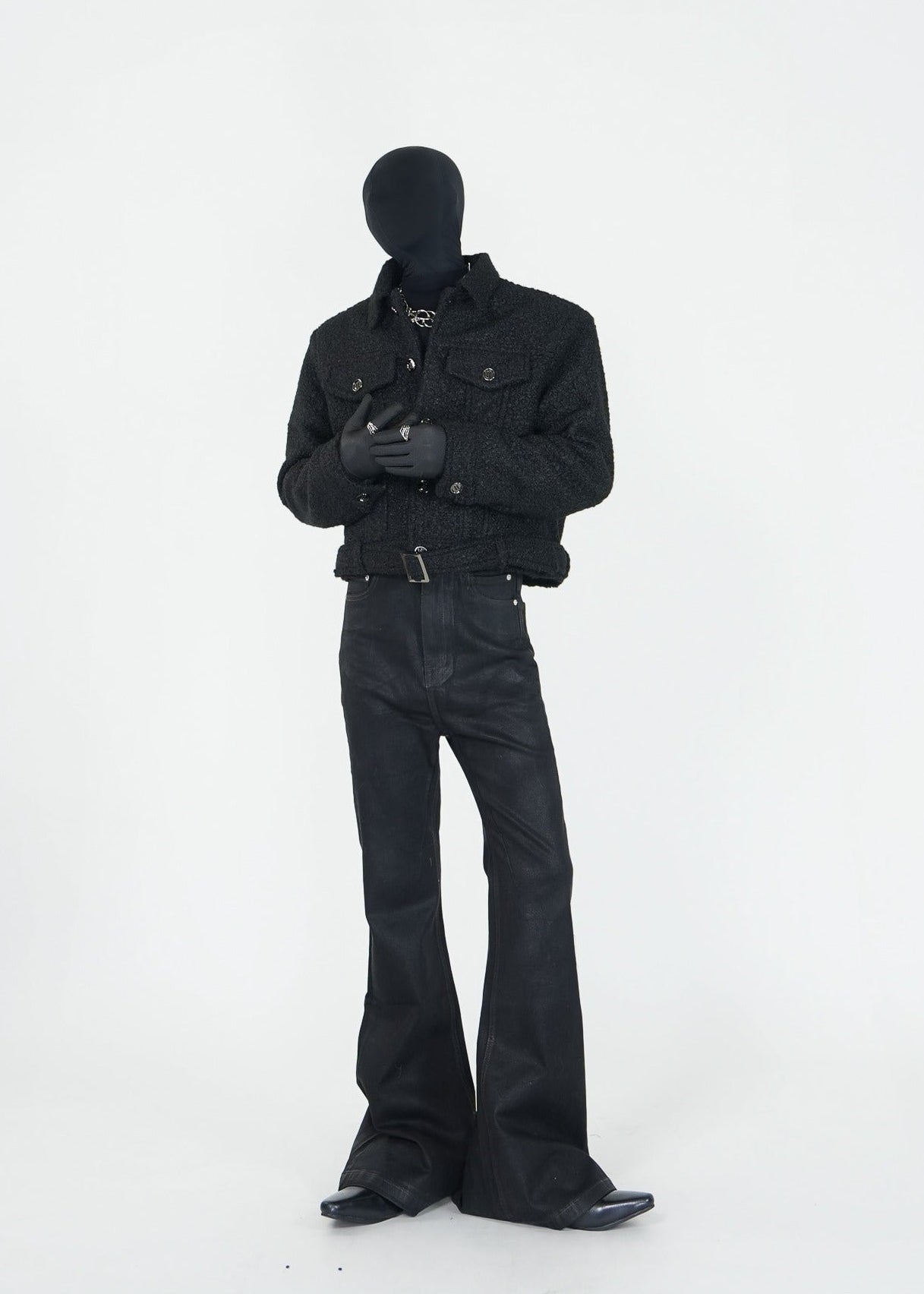 Short Shearling Padded Jacket - Rick Circus
