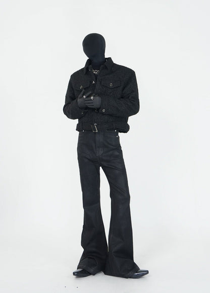 Short Shearling Padded Jacket - Rick Circus