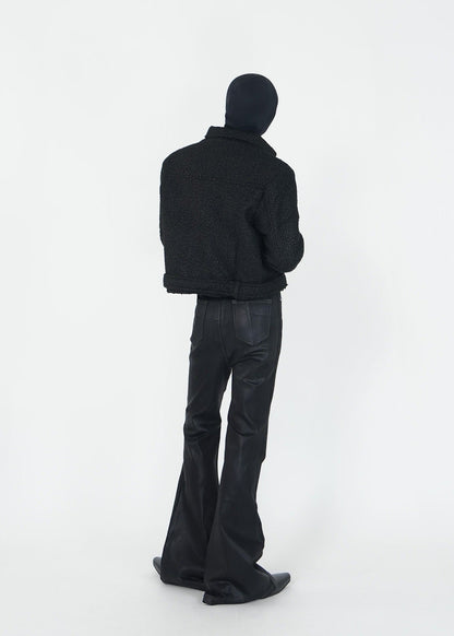 Short Shearling Padded Jacket - Rick Circus