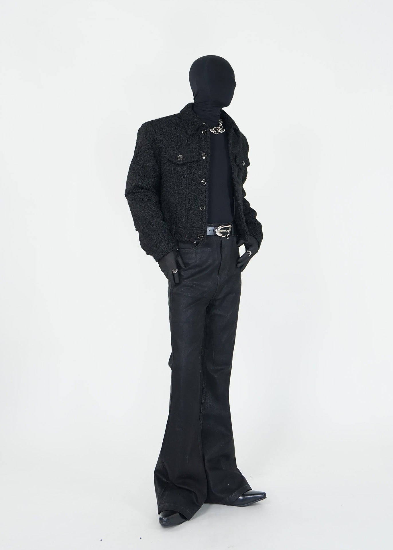 Short Shearling Padded Jacket - Rick Circus