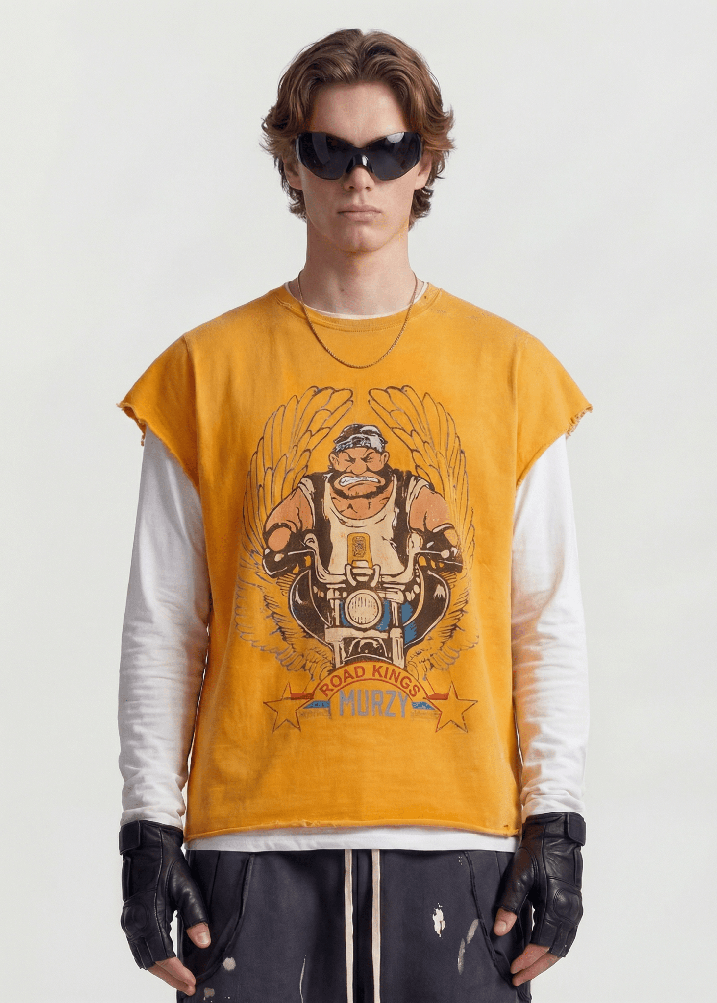 Sleeveless Graphic T-Shirt - Rick Circus