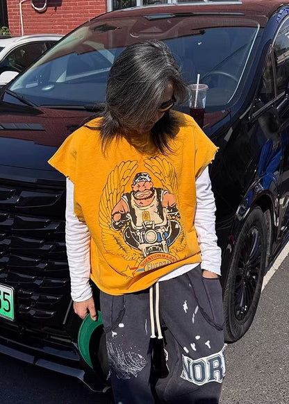 Sleeveless Graphic T-Shirt - Rick Circus