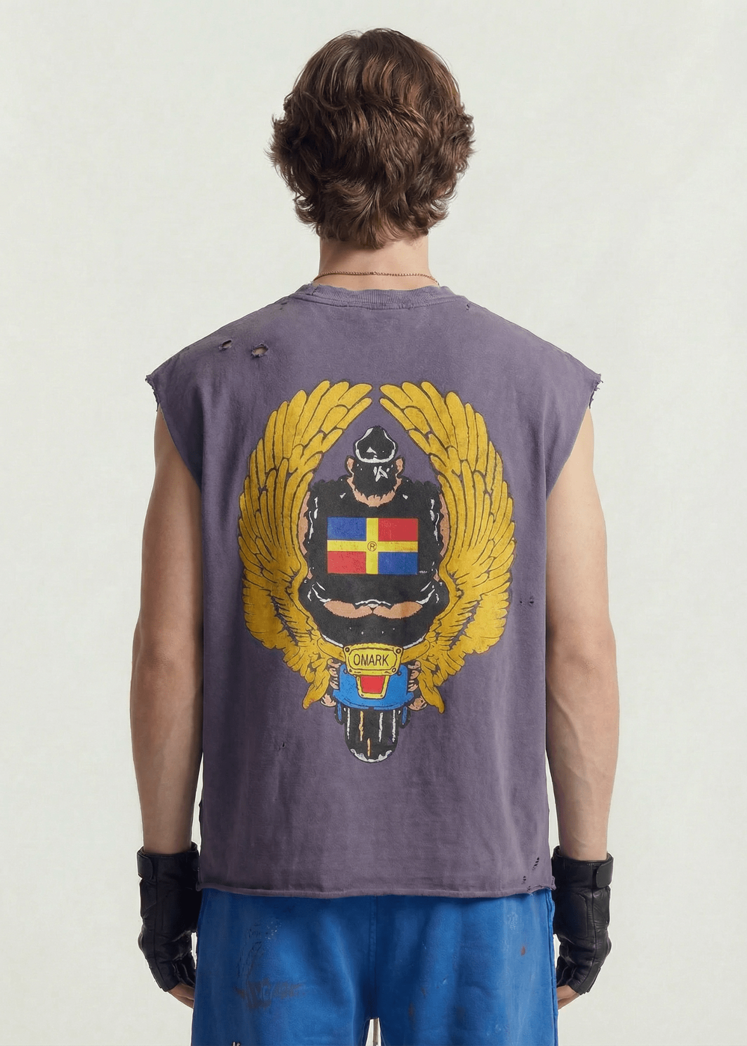Sleeveless Graphic T-Shirt - Rick Circus