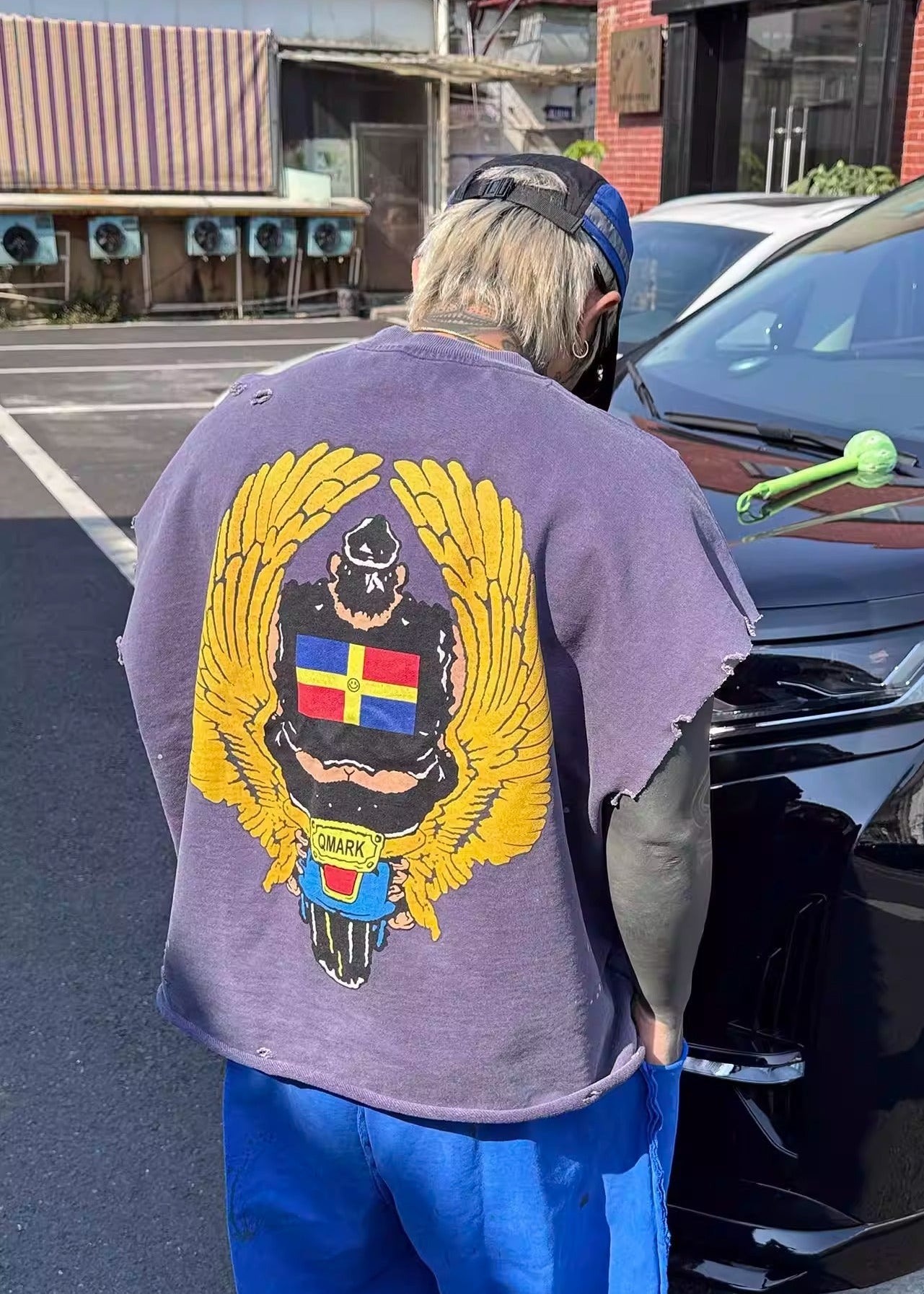 Sleeveless Graphic T-Shirt - Rick Circus