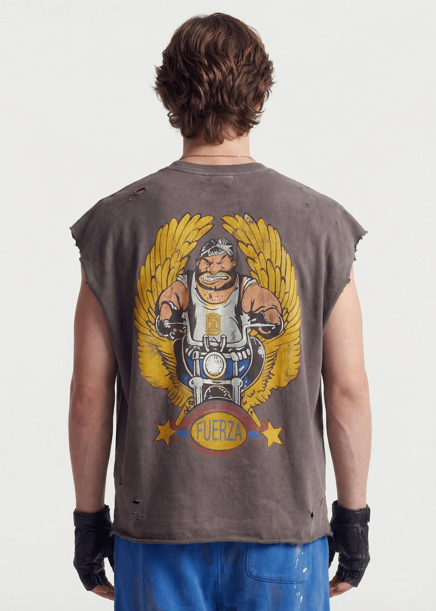 Sleeveless Graphic T-Shirt - Rick Circus