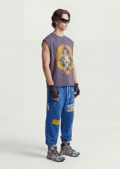 Sleeveless Graphic T-Shirt - Rick Circus