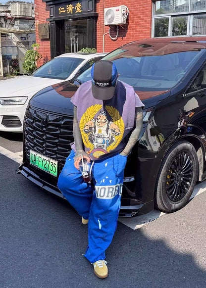 Sleeveless Graphic T-Shirt - Rick Circus