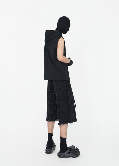 Sleeveless Hoodie Zip Vest - Rick Circus