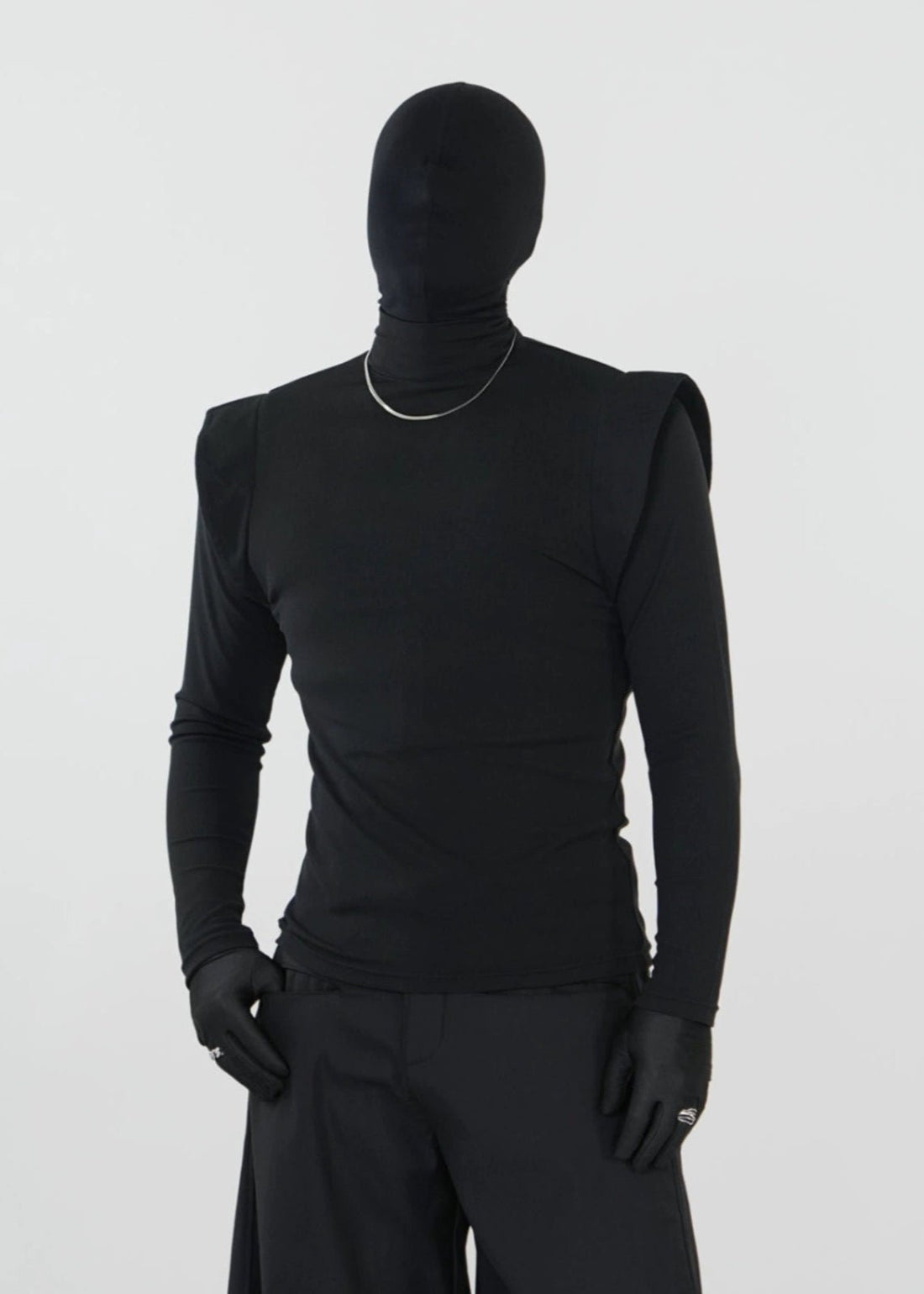 Slim - Fit Stretch Turtleneck Long Sleeve T-Shirt - Rick Circus
