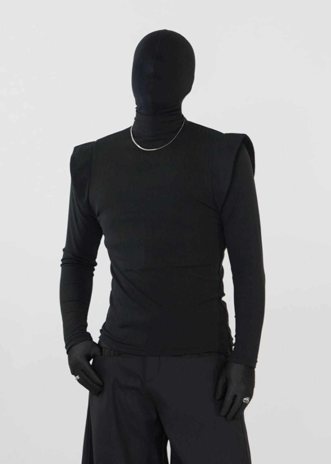 Slim - Fit Stretch Turtleneck Long Sleeve T-Shirt - Rick Circus